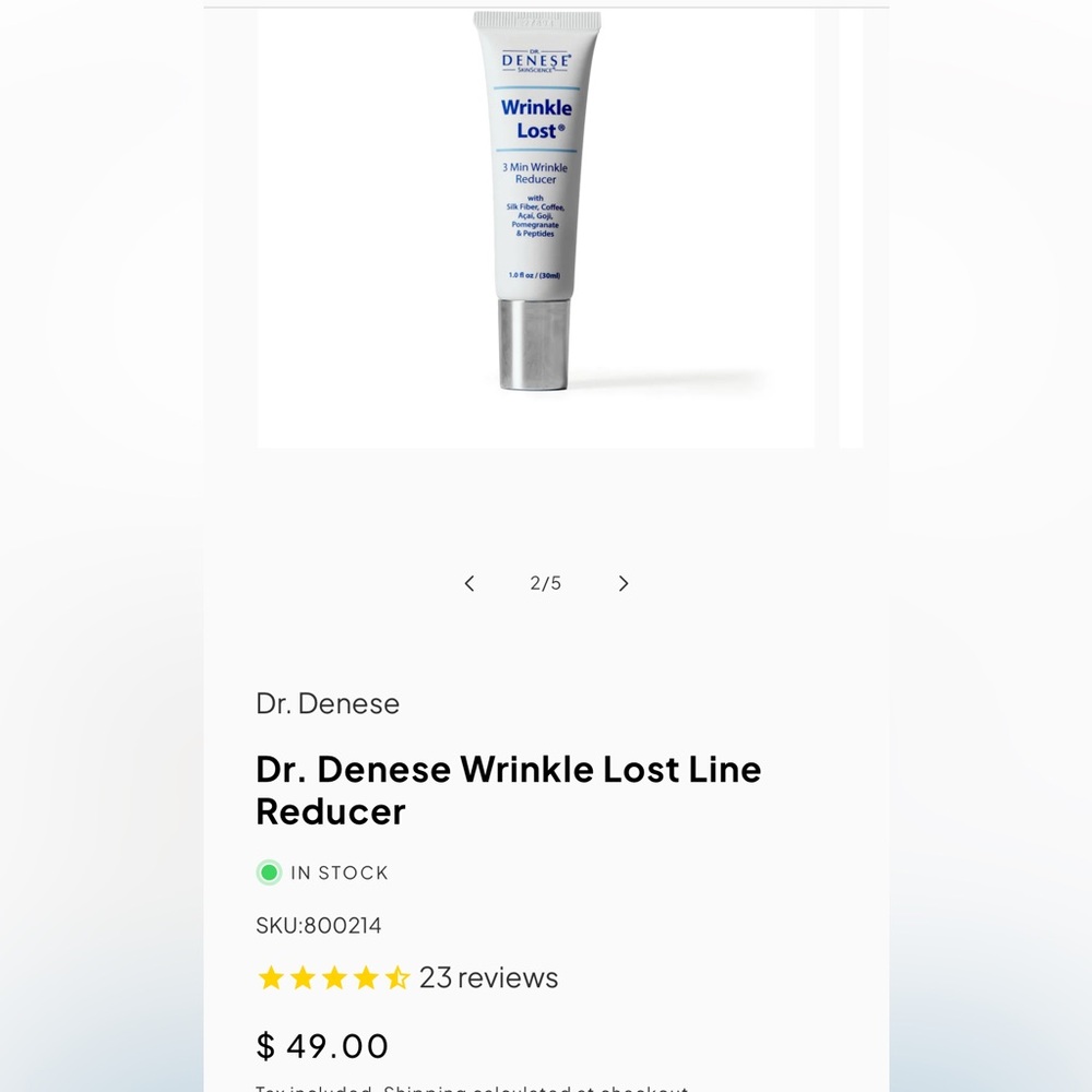 Wrinkle Lost Line Reducer - White - Picture 3 of 4